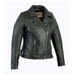 Women's Black Leather Jacket